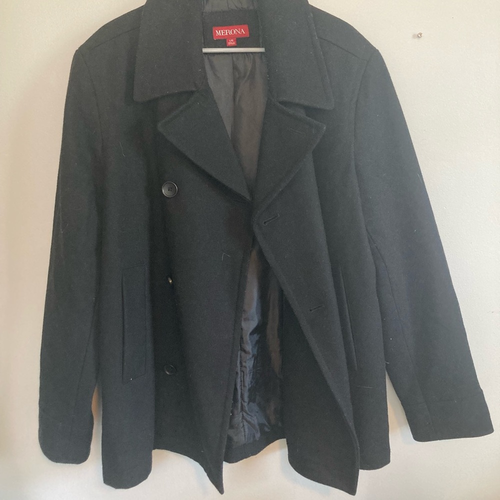 merona black coat